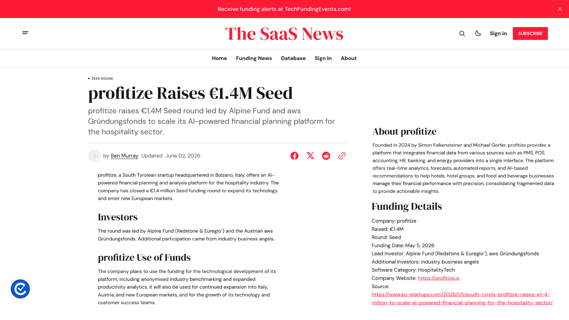 the saas news